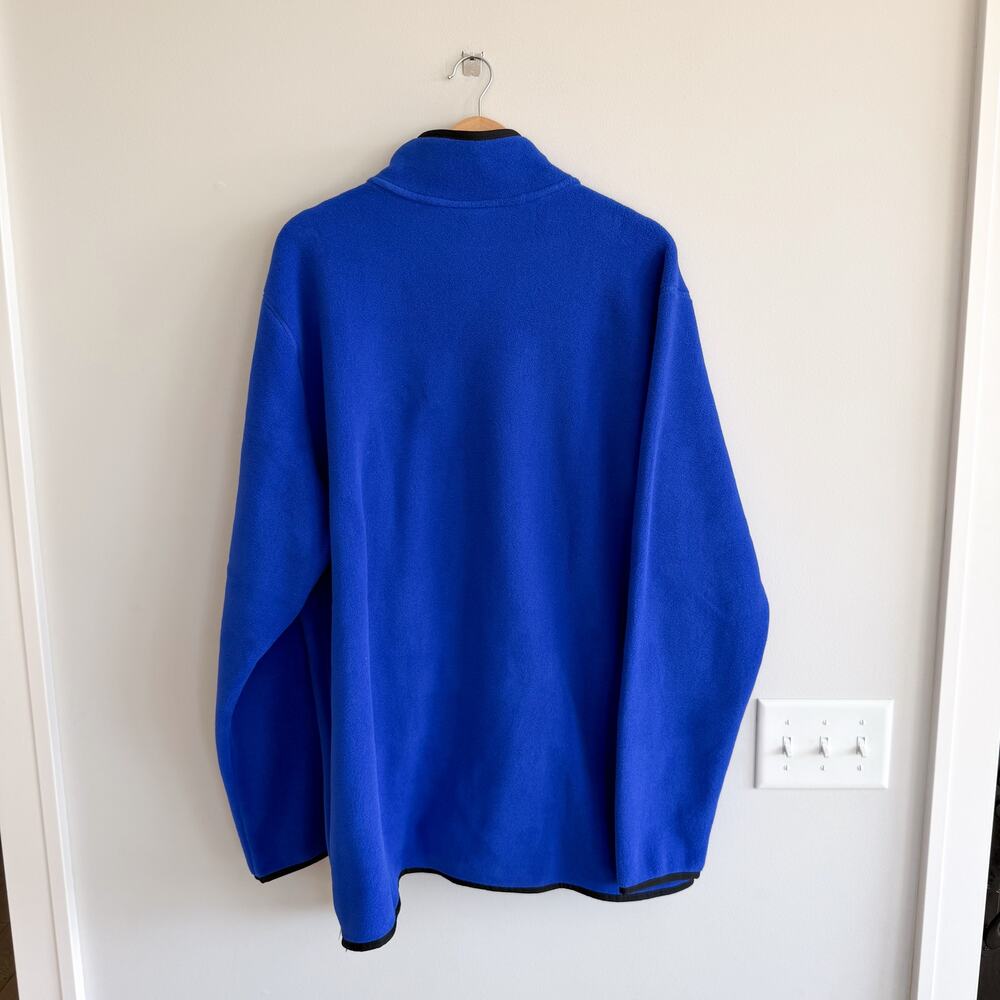 Burton Hearth Fleece Mock Neck Long Sleeve Pullover Cobalt Blue XXL NWT - Picture 3 of 11